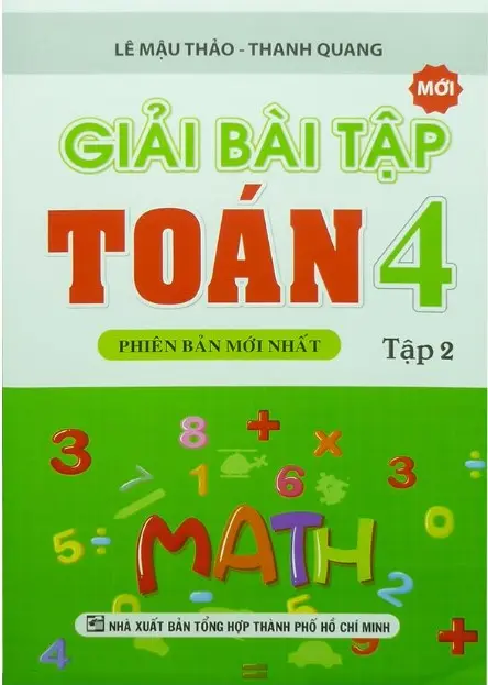 Giải bài tập toán 4 tập 2