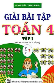 Giải bài tập toán 4 tập 1