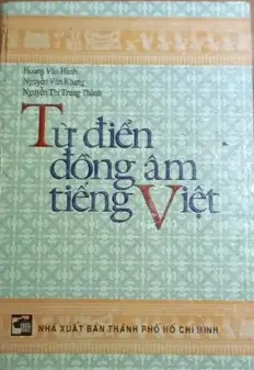 Từ điển đồng âm Tiếng Việt