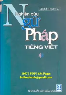 Nghiên cứu về ngữ pháp Tiếng Việt
