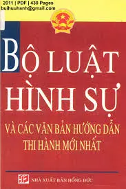 Bộ luật hình sự và các văn bản hướng dẫn thi hành mới nhất