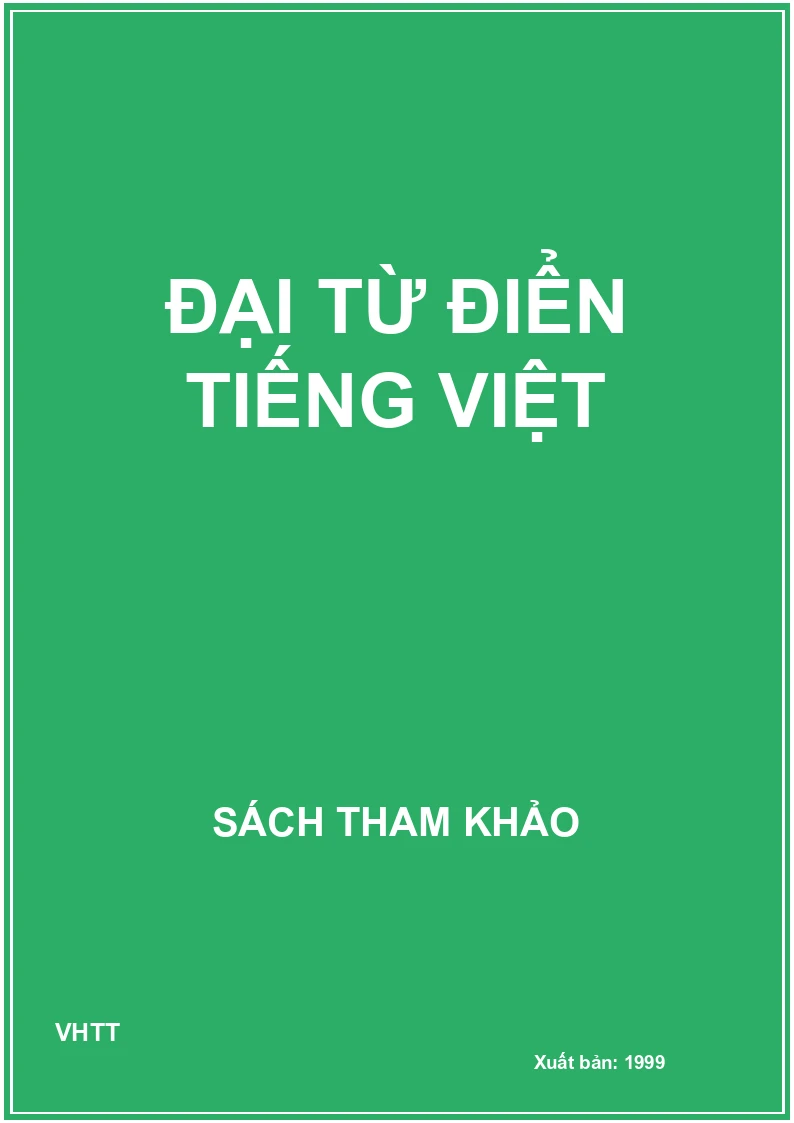 Đại từ điển Tiếng Việt