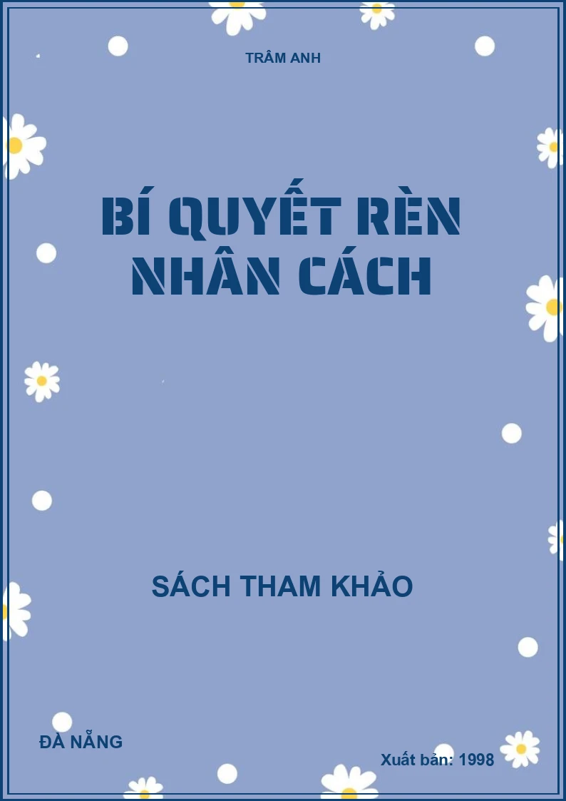 Bí quyết rèn nhân cách