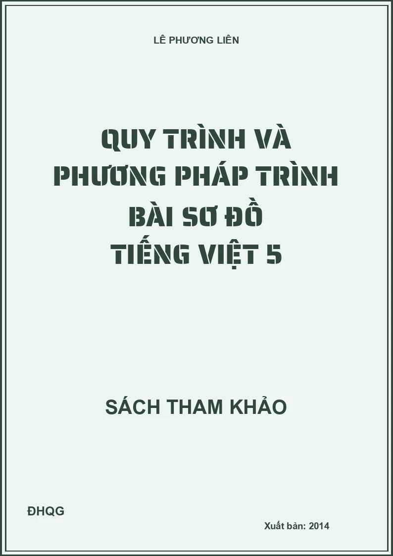Quy trình và phương pháp trình bài sơ đồ Tiếng Việt 5