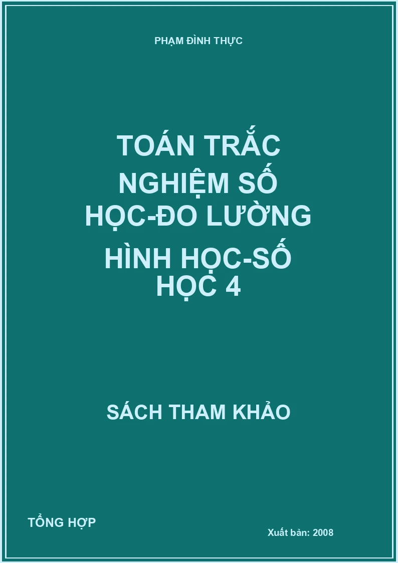 Toán trắc nghiệm số học-đo lường hình học-số học 4