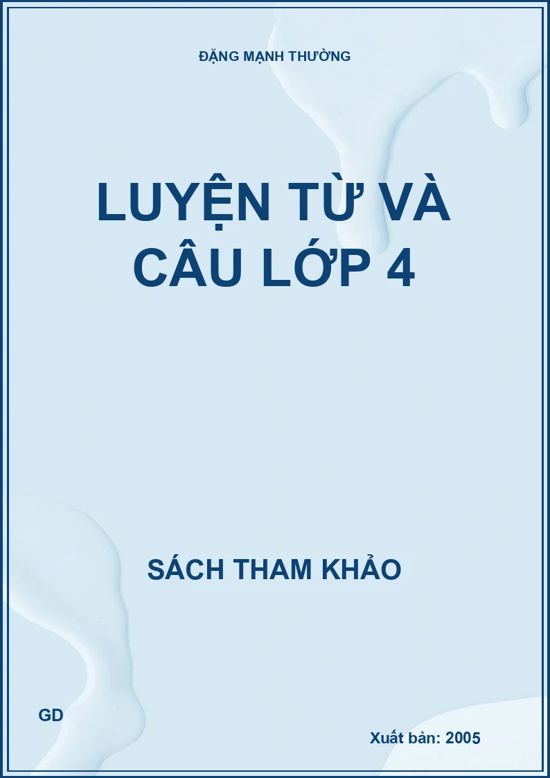 Luyện Từ và Câu lớp 4