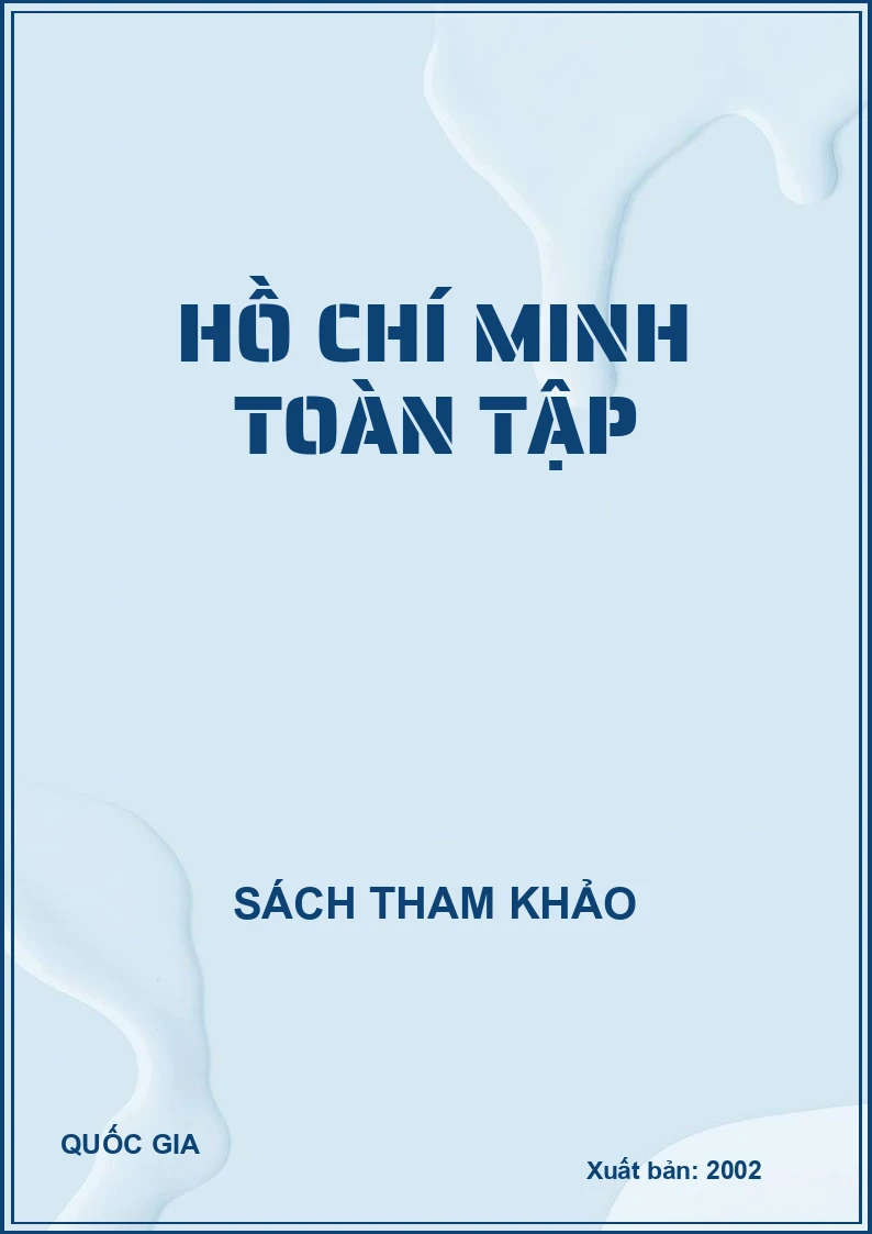 Hồ Chí Minh toàn tập