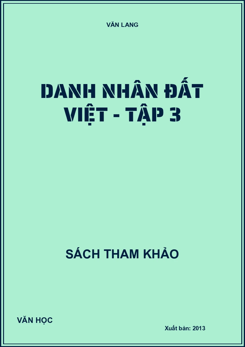 Danh nhân đất việt - tập 3