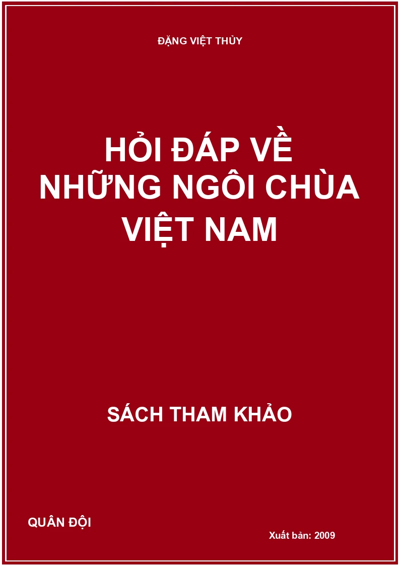 Hỏi đáp về những ngôi chùa Việt Nam