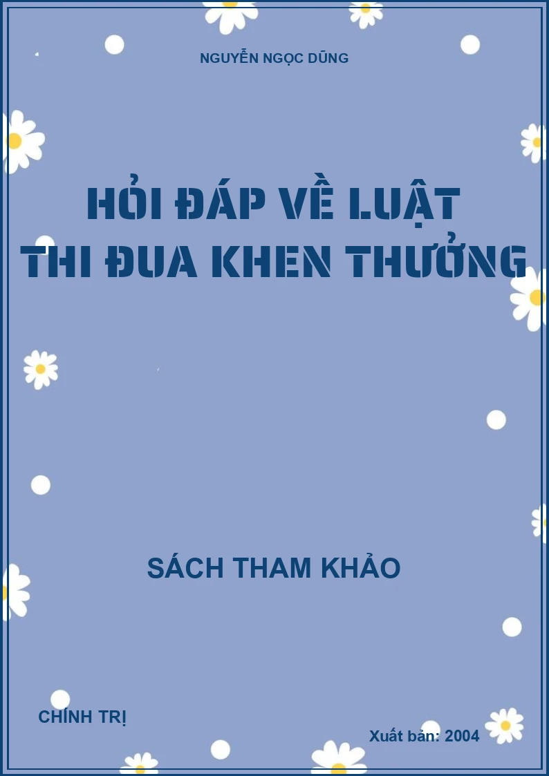 Hỏi đáp về luật thi đua khen thưởng