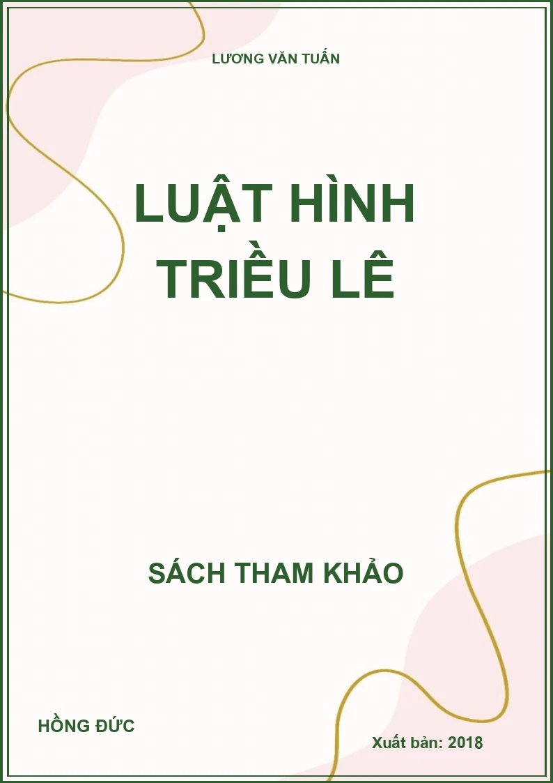 Luật hình Triều Lê