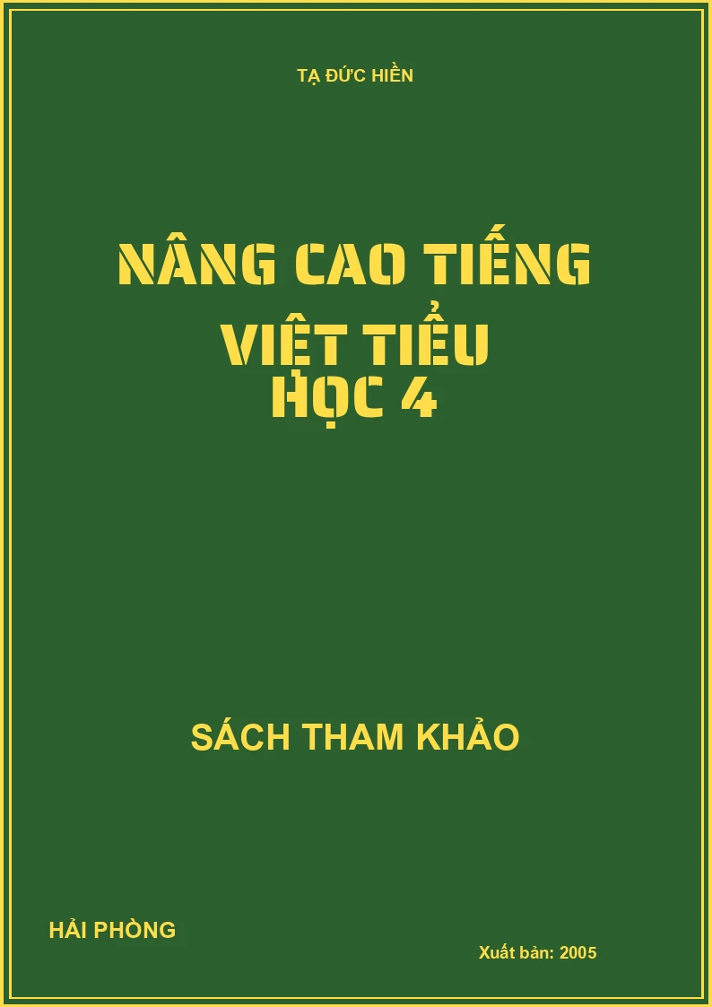Nâng cao Tiếng Việt tiểu học 4