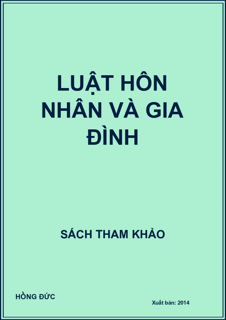 Luật hôn nhân và gia đình