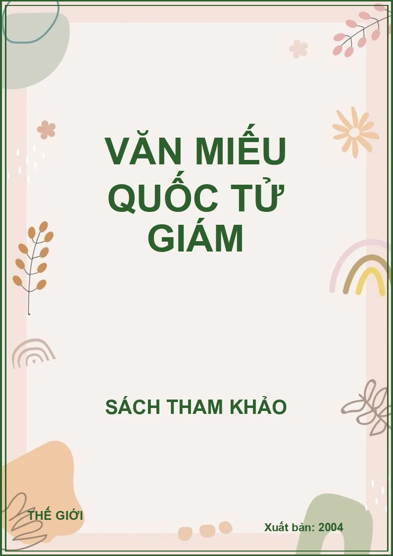 Văn miếu Quốc Tử Giám
