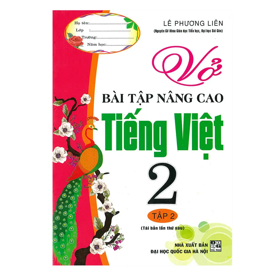 Vở bài tập nâng cao tiếng việt 2 tập 2