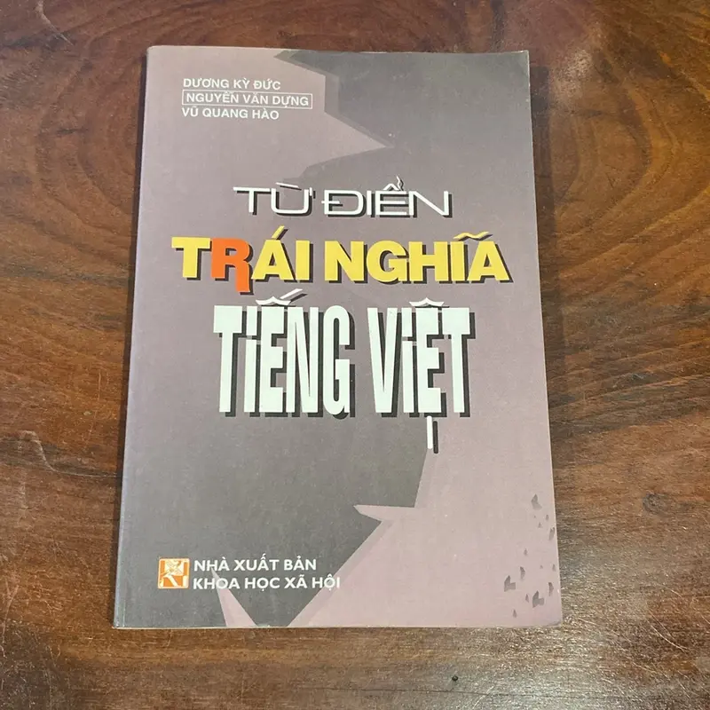 Từ điển trái nghĩa tiếng việt