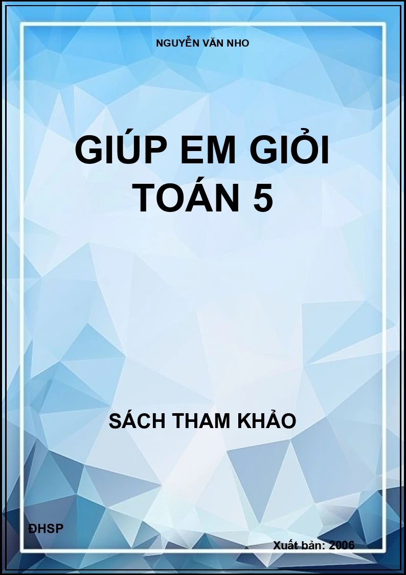 Giúp em giỏi Toán 5