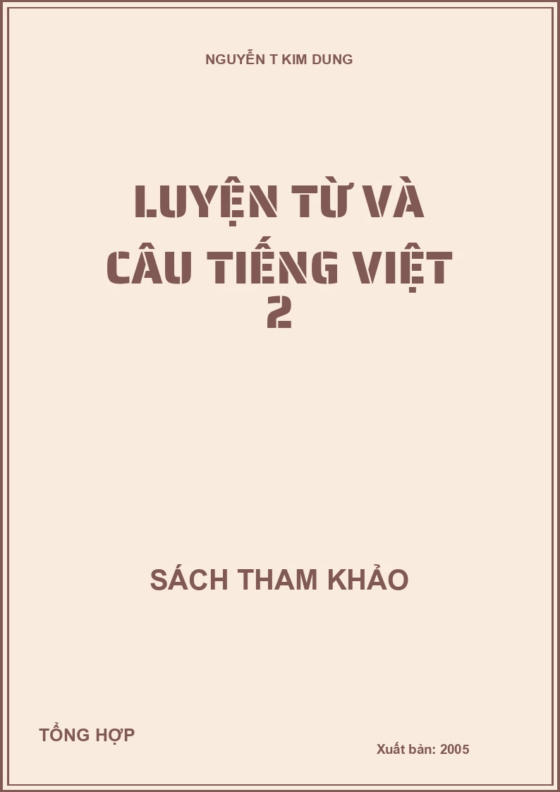 Luyện Từ và Câu tiếng việt 2