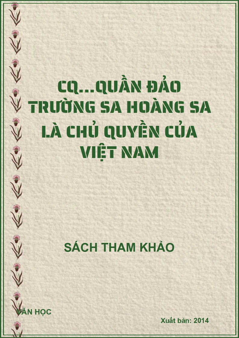 CQ...Quần đảo Trường Sa Hoàng Sa là chủ quyền của Việt Nam