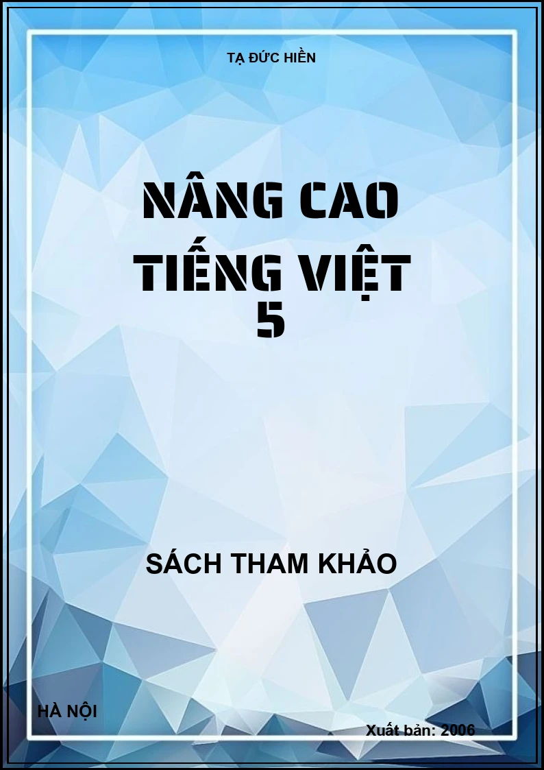 Nâng cao Tiếng Việt 5