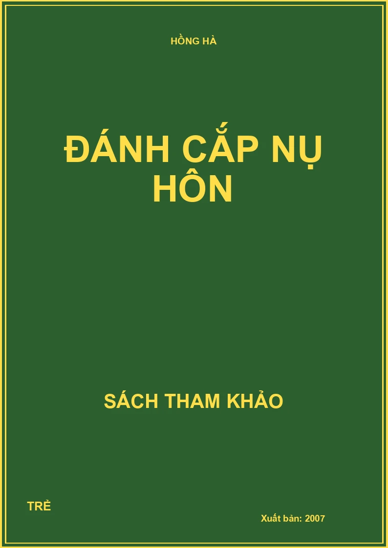 Đánh cắp nụ hôn