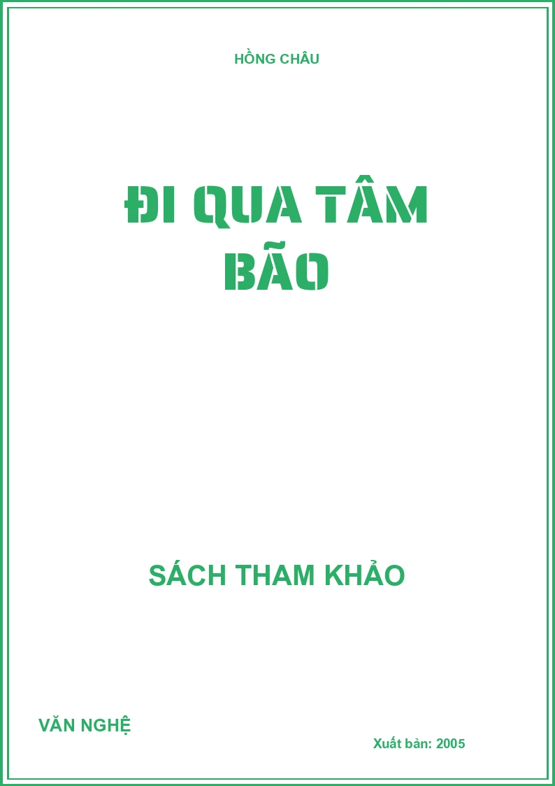 Đi qua tâm bão
