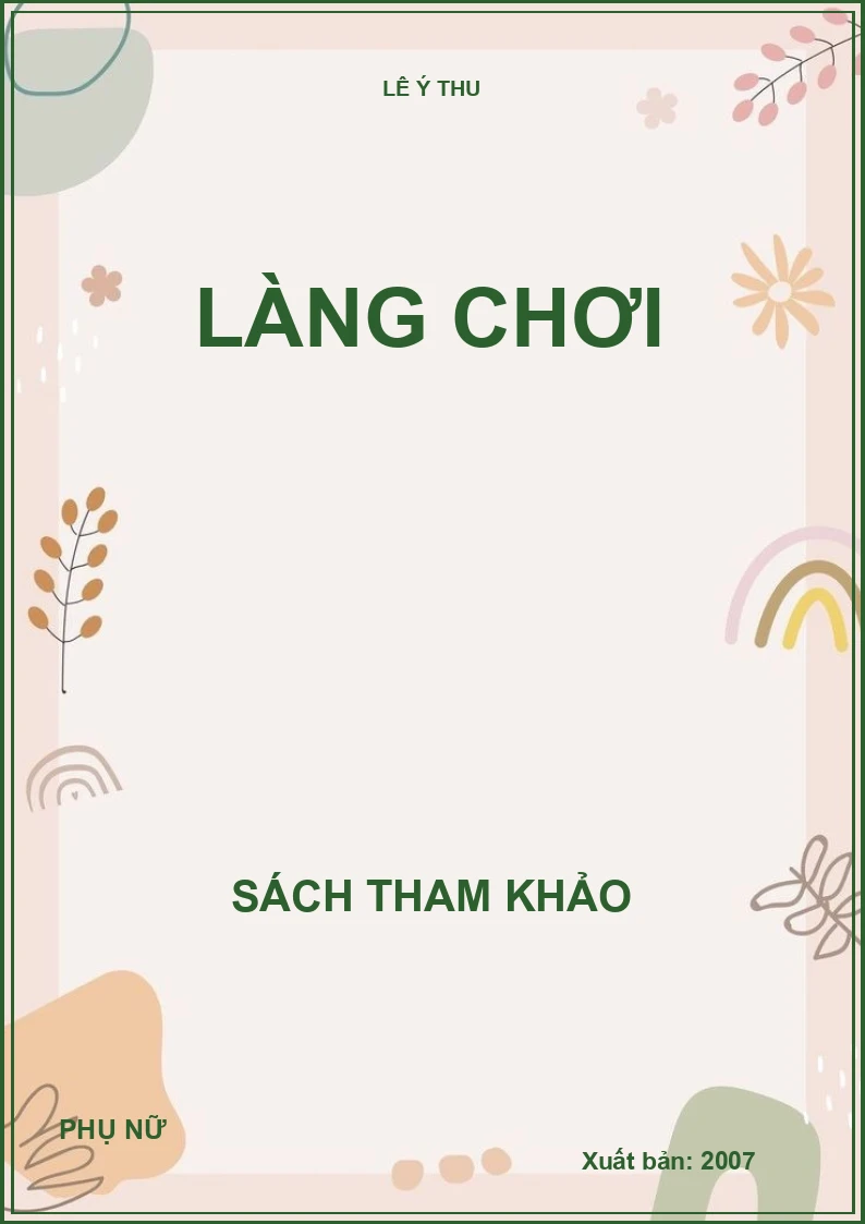 Làng chơi