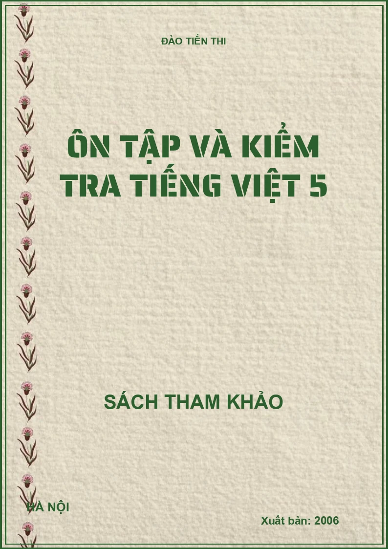 Ôn tập và kiểm tra tiếng việt 5