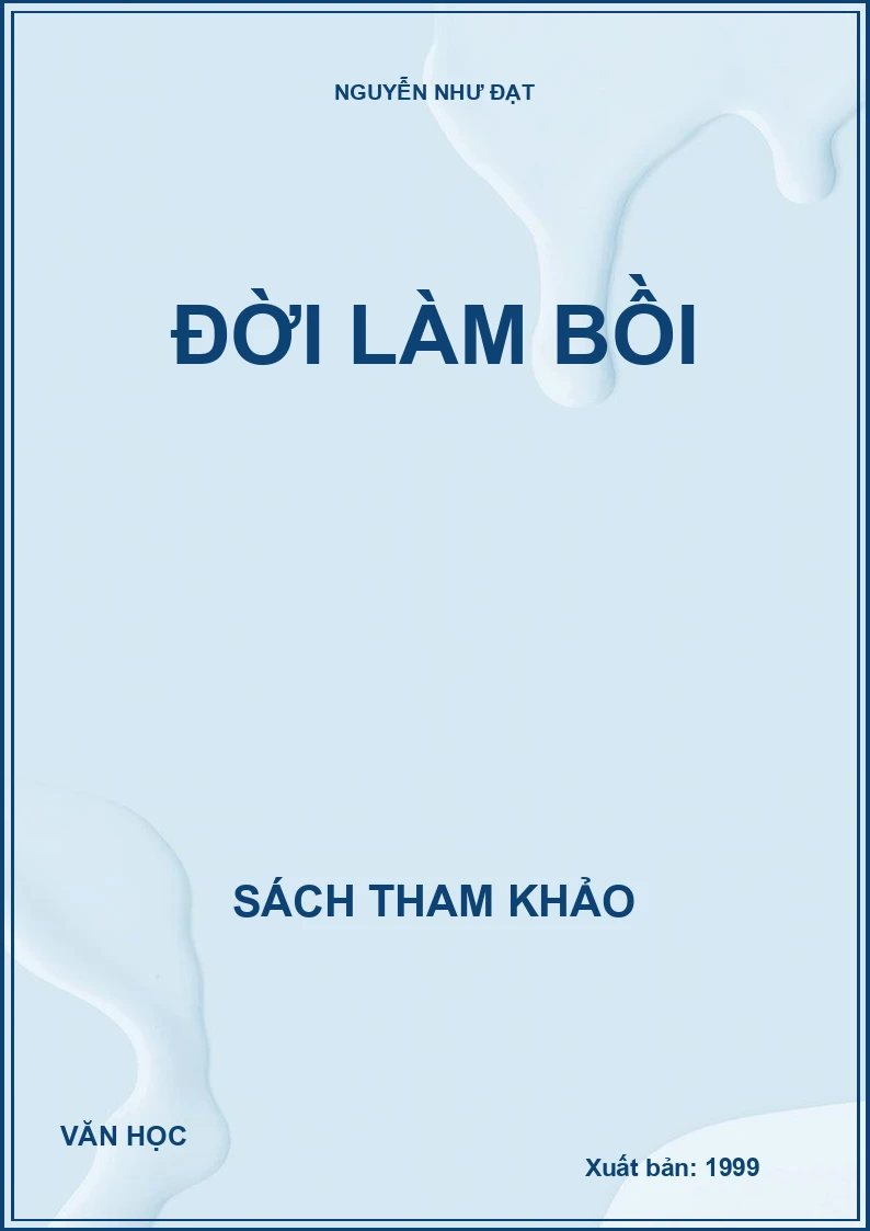 Đời làm bồi