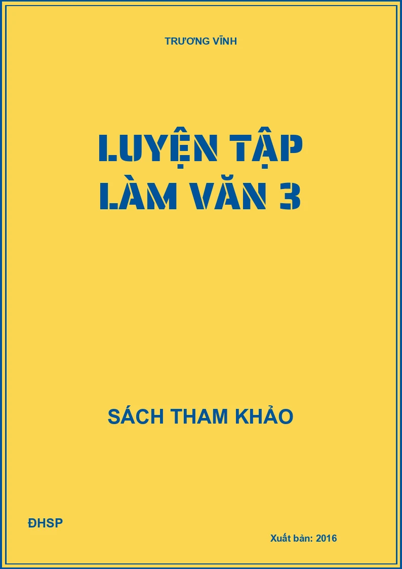 Luyện tập làm văn 3