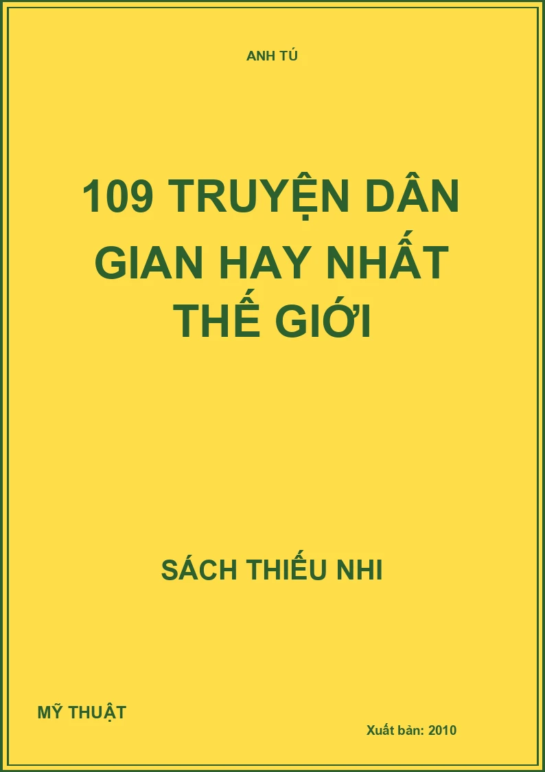 109 truyện dân gian hay nhất thế giới