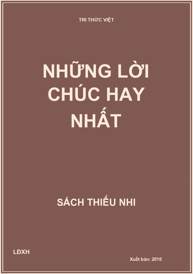 Những lời chúc hay nhất