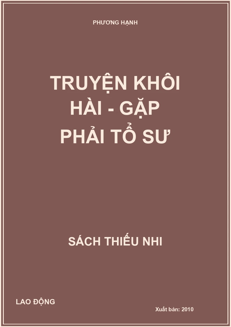 Truyện khôi hài - Gặp phải tổ sư