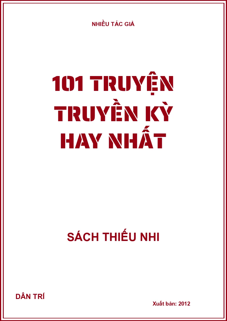 101 truyện truyền kỳ hay nhất