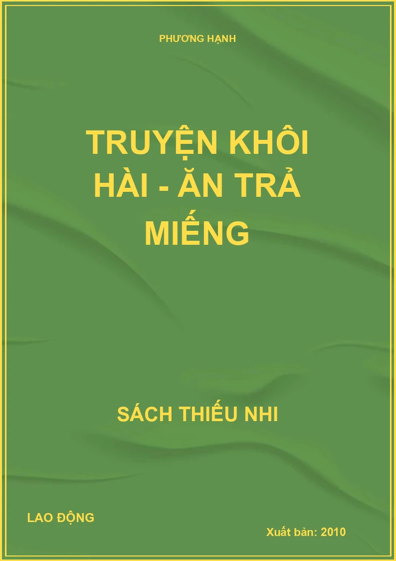 Truyện khôi hài - Ăn trả miếng