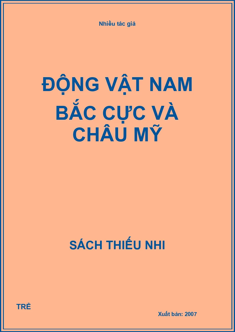 Động vật nam bắc cực và châu mỹ