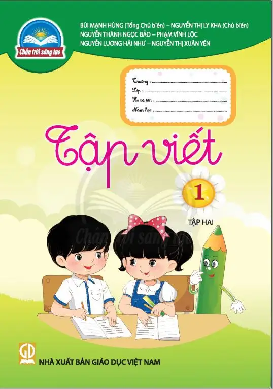 Tập Viết 1 - Tập 2 - Chân Trời Sáng Tạo