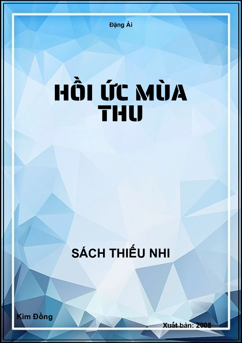 Hồi ức mùa thu