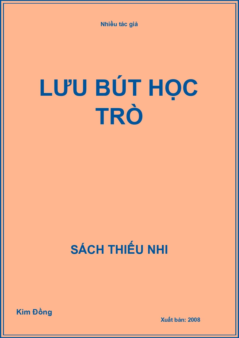 Lưu bút học trò