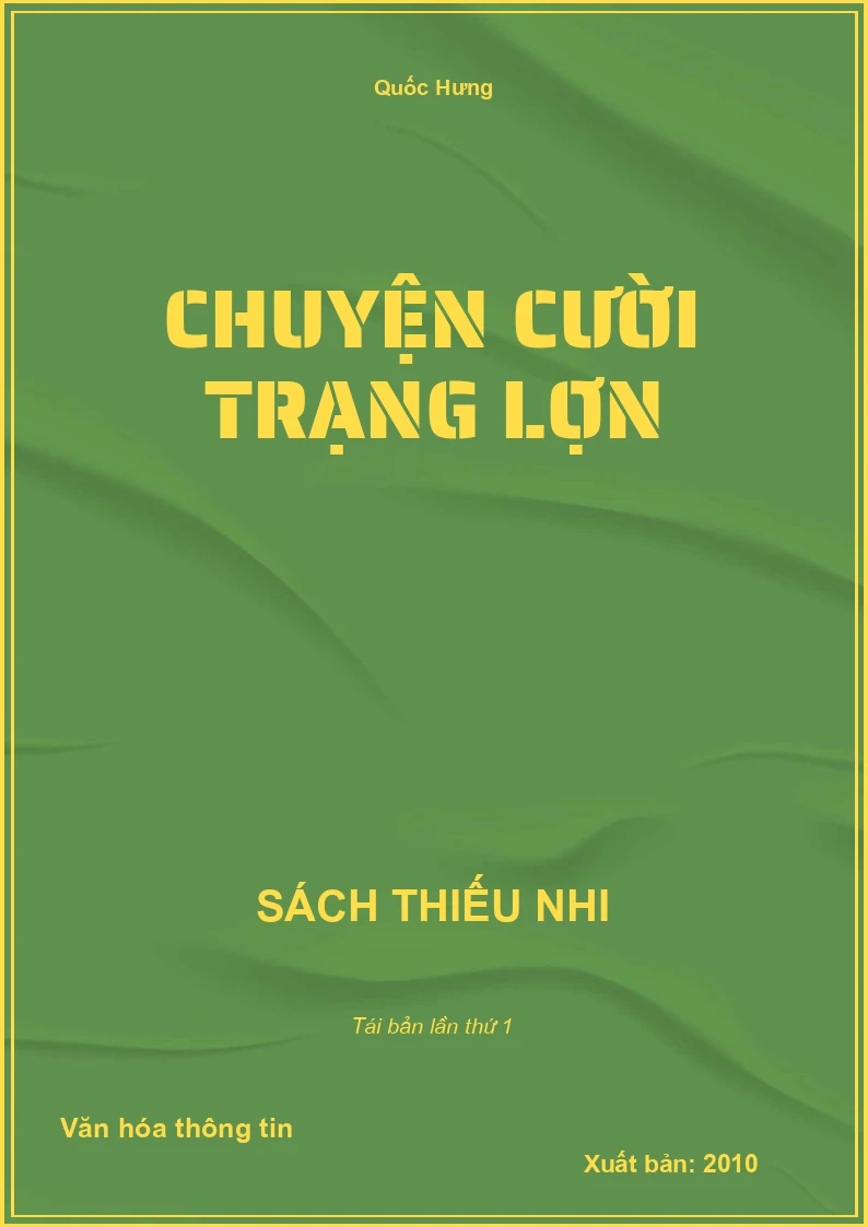 Chuyện cười Trạng Lợn