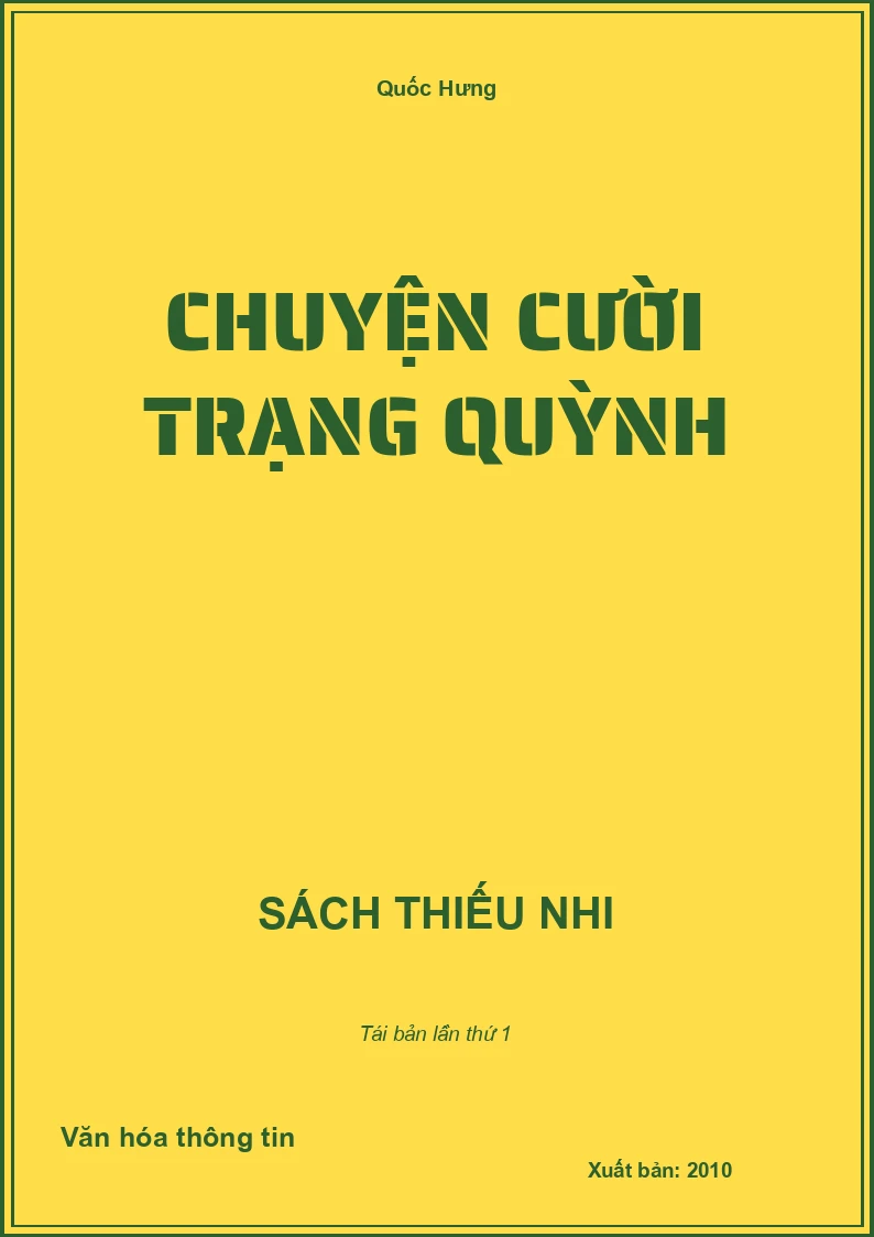 Chuyện cười Trạng Quỳnh