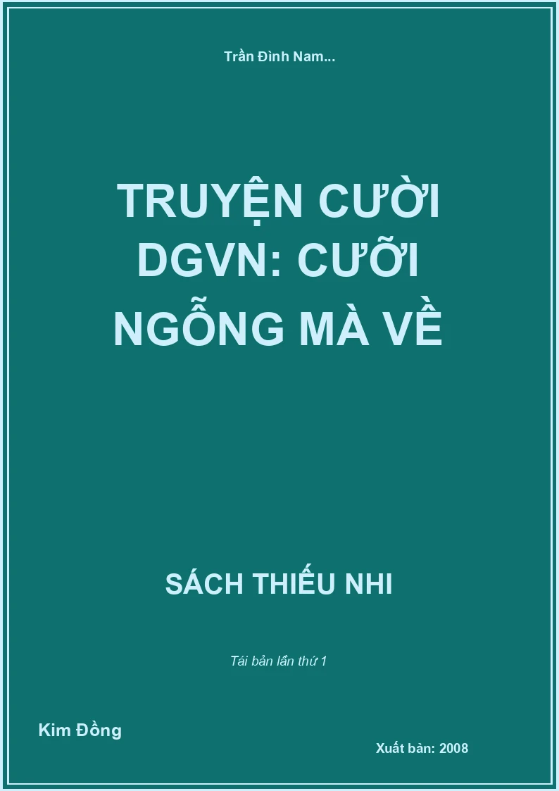 Truyện cười DGVN: Cưỡi ngỗng mà về