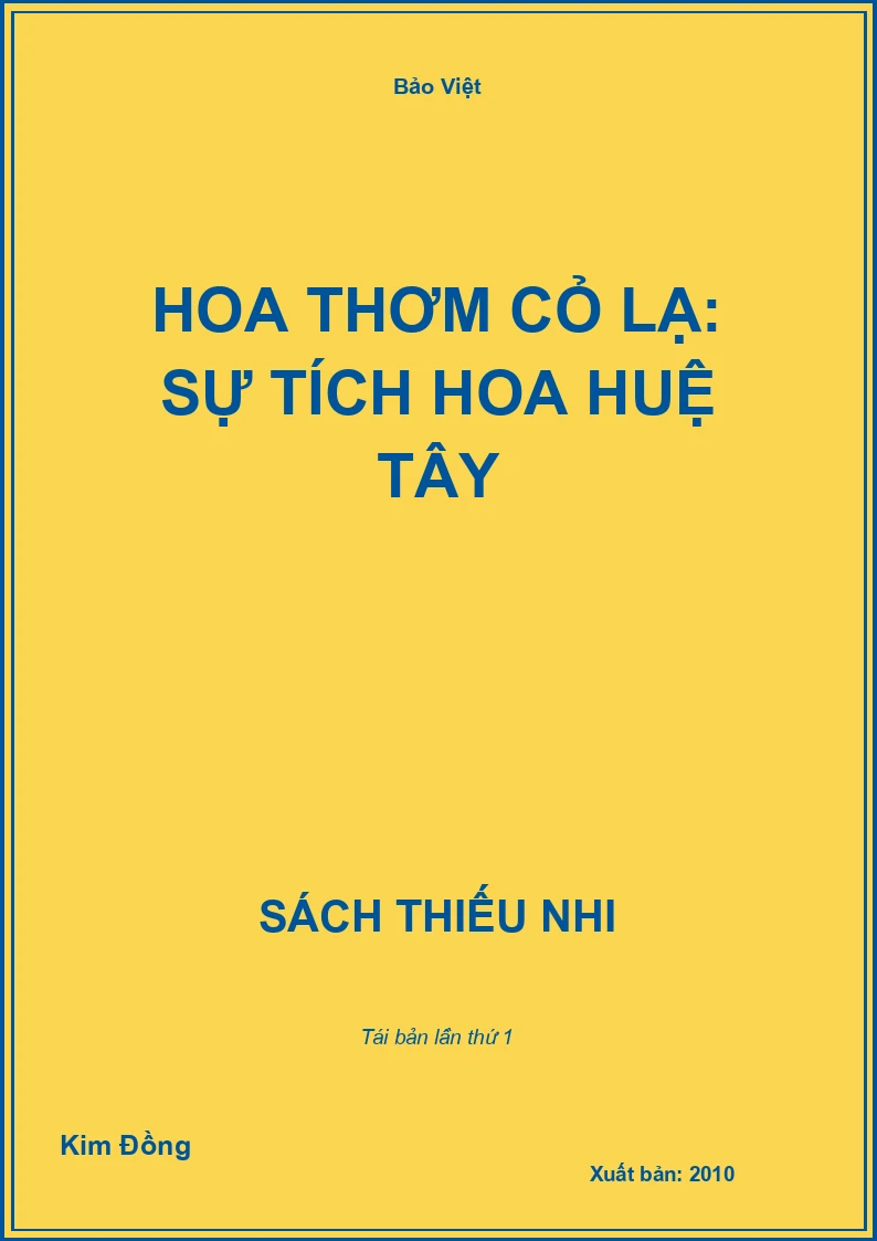 Hoa thơm cỏ lạ: Sự tích hoa Huệ Tây