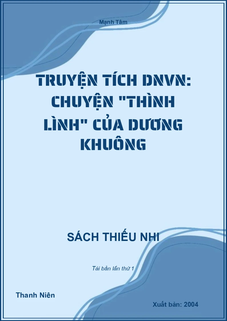 Truyện tích DNVN: Chuyện "thình lình" của Dương Khuông