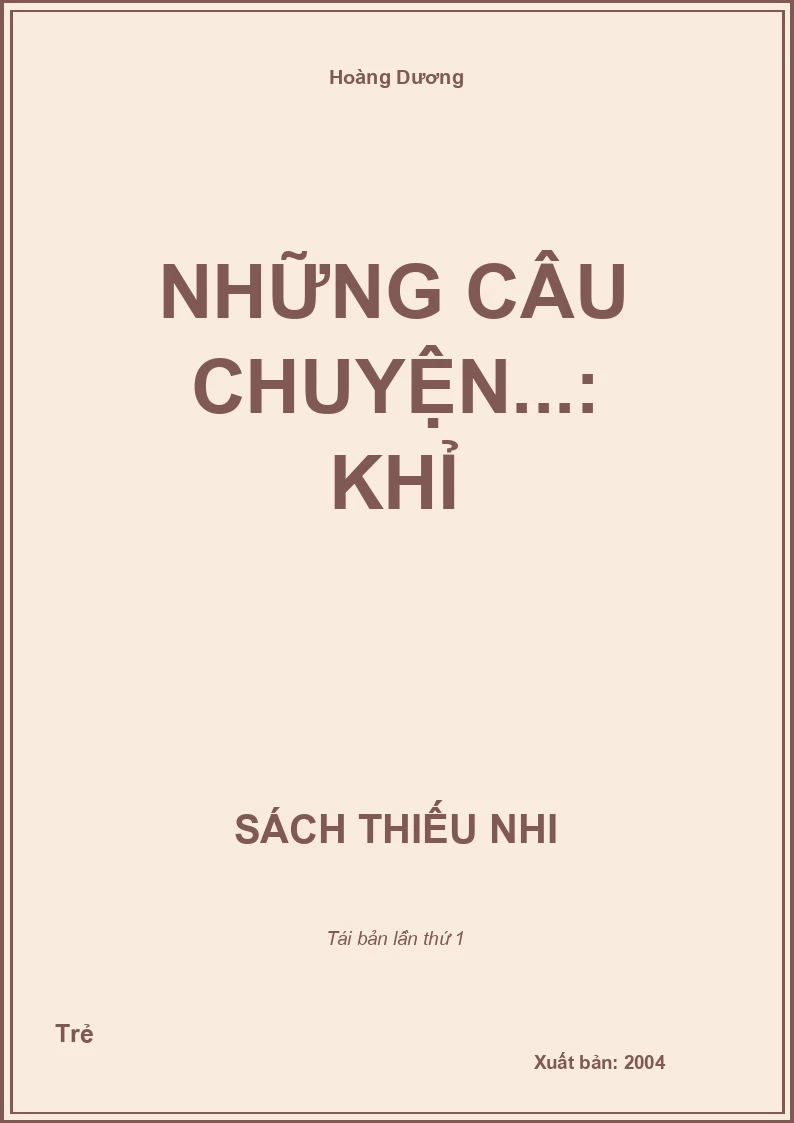Những câu chuyện...: Khỉ