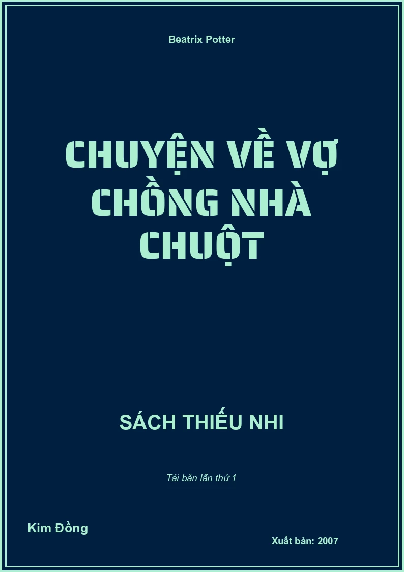 Chuyện về vợ chồng nhà Chuột