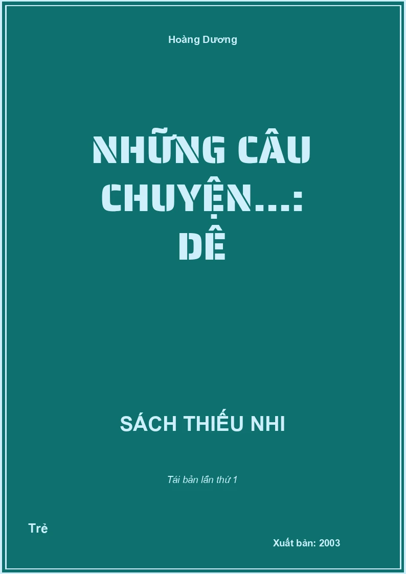 Những câu chuyện...: Dê