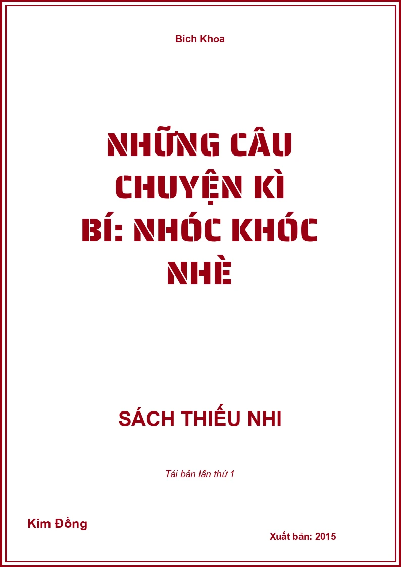 Những câu chuyện kì bí: Nhóc khóc nhè