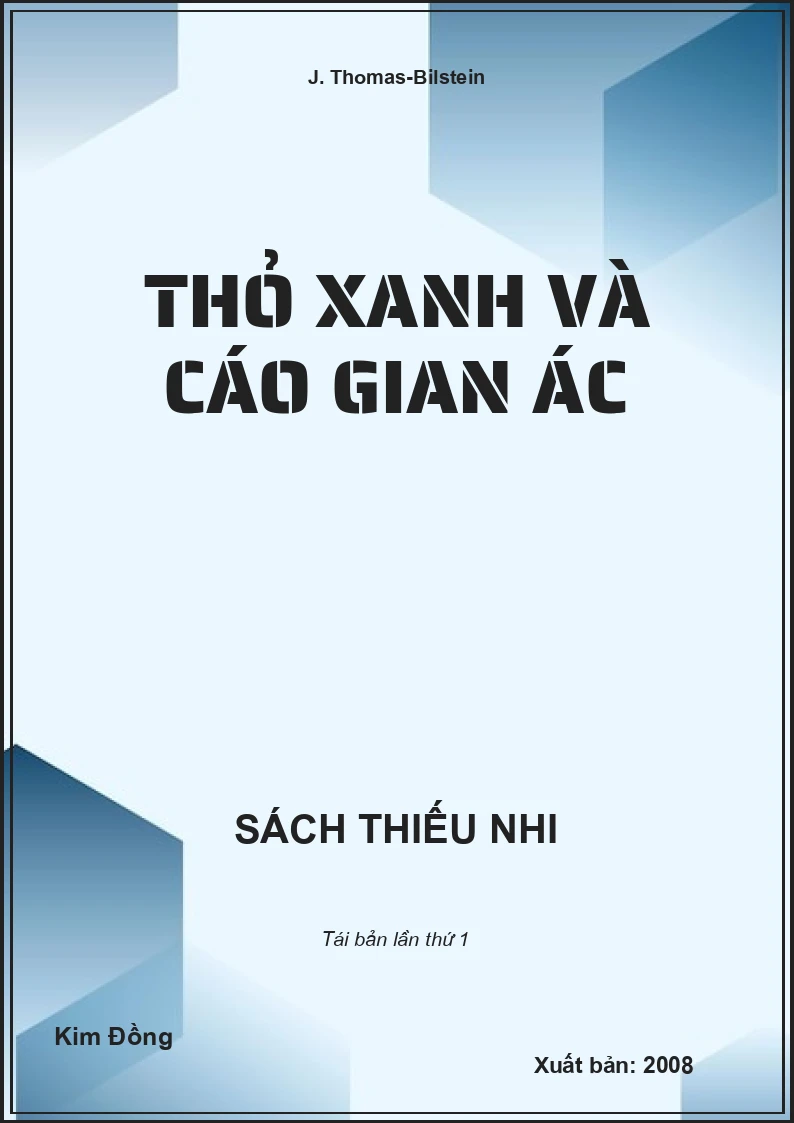 Thỏ xanh và cáo gian ác