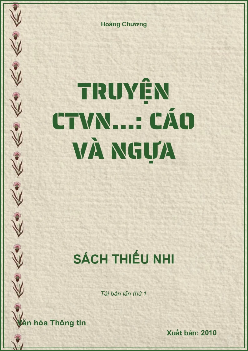 Truyện CTVN...: Cáo và ngựa